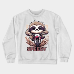 Speedy Sloth Crewneck Sweatshirt
